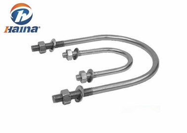 Gr4.8 / 8.8 10.9 M10 M12 M16 M20 M24 DIN3570 Square U Bolts andnuts