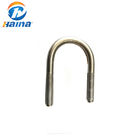 DIN3570 A4-80 SS316 SS304 Plain Color U Bolt and Nut for Industry Construction