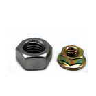 8 Grade Carbon Steel Color Zinc Plated Hex Head Nuts With Flange , Free Sample