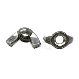 DIN315 M3 Wing / Butterfly Stainless Steel Nuts 304 / 316 Plain Finish Surface