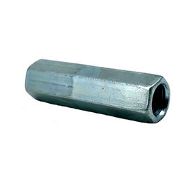 DIN6334 Carbon Steel White Zinc Plated Polish Surface Hex Coupling Nut