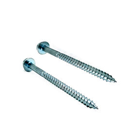 Blue White Zinc Plated Hex Head Screw With Flange