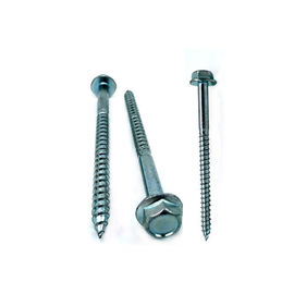 Blue White Zinc Plated Hex Head Screw With Flange