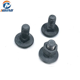 Hot Dip Galvanized Mushroom Head Coach carriage bolts For Electric Tower