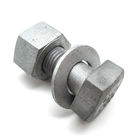 carbon steel HDG Power Fitting Metric Hex Head Bolts and Flat Washer