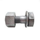 carbon steel Hot dip galvanized Hex Head Bolts And Nuts With Washer