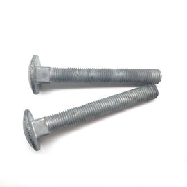 Grade 4.8 5.8 6.8 HDG M16 Carbon Steel 10-200mm Length Carriage Bolt