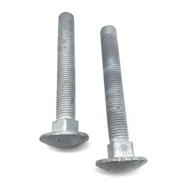 Carbon Steel HDG Mushroom Head Square Neck Carriage Bolt For Power