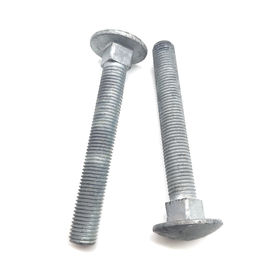 HDG Carriage Head M10 M24 zinc plated Round Head Square Neck carriage bolt