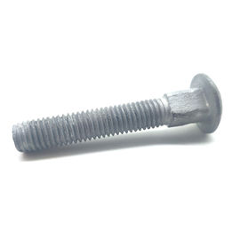 Carbon steel 4.8 5.8 M10 Long Neck Carriage Bolt With Fine Pitch Thread
