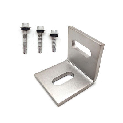 Aluminum/Stainless Steel L Feet Flange Hex Self Drilling Screw and End Clamp