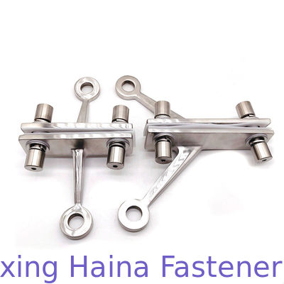 304 Stainless Steel 2 Arms Curtain Wall Spider Glass Fittings