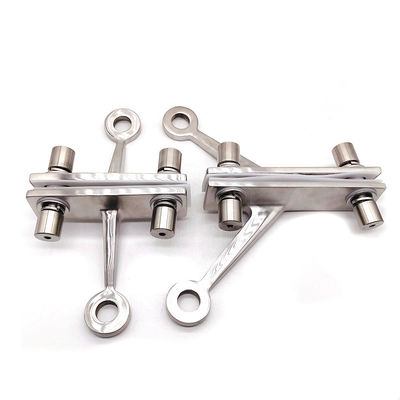 304 Stainless Steel 2 Arms Curtain Wall Spider Glass Fittings