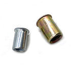 Flat White/Yellow Zinc Plated Carbon Steel Threaded Blind  Rivet Nuts