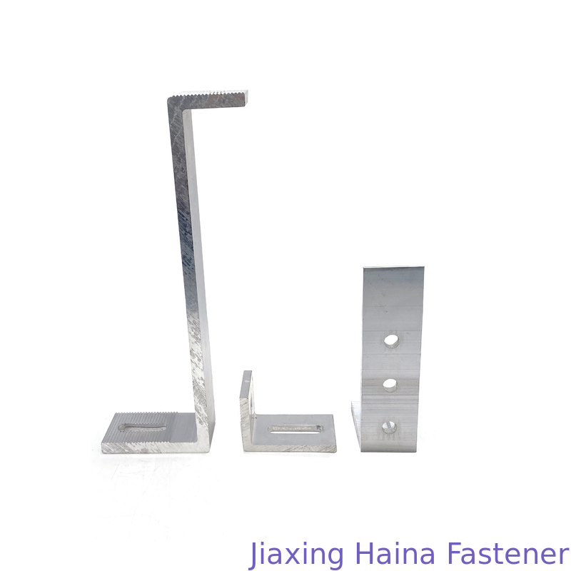 Aluminum Solar / Rail / Bracket / Tripod / Middle Side MID And End Clamp For Framed