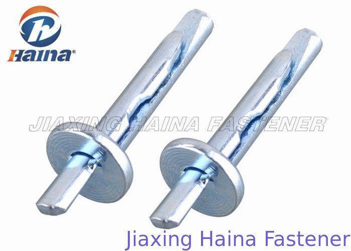 Zinc Plated Carbon Steel Expansion  / Ceiling Anchor Nail For Construction Anchor Bolt