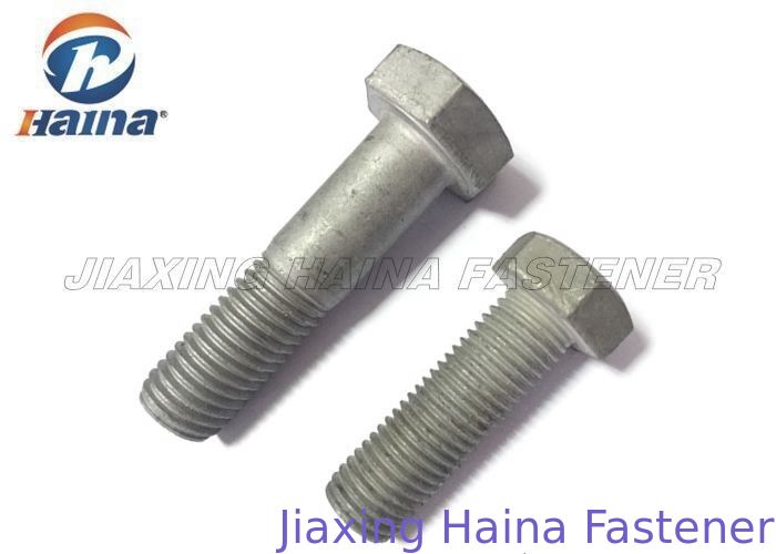 Carbon Steel Hot Dip Galvanized DIN933 DIN931 ASTM A325 A490 ISO4041 Heavy Hex Head Bolts