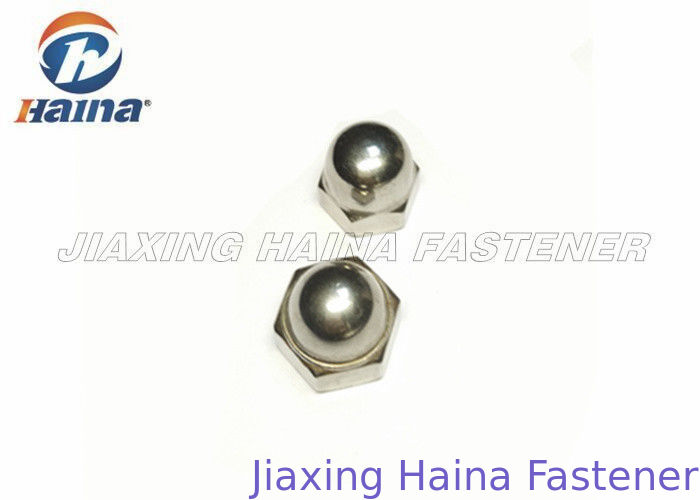 Plain Color Passivation Stainless Steel Gr 316  M6 - 1 Pitch  Hexagon Cap Head Nuts for Building