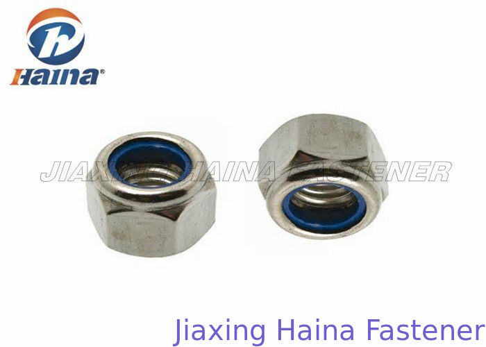 Hex Head Stainless Steel 304 316 M5 M8 Customized Nylon insert lock nut