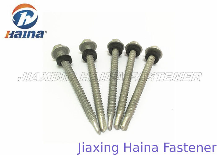 Free Samples Alloy Steel Hot Dip Galvanized Self Drilling Screws and EPDM Washer