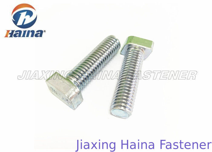 Grade 8.8 Stainless Steel Hex Galvanized DIN 186 T Head Bolt With Square Neck