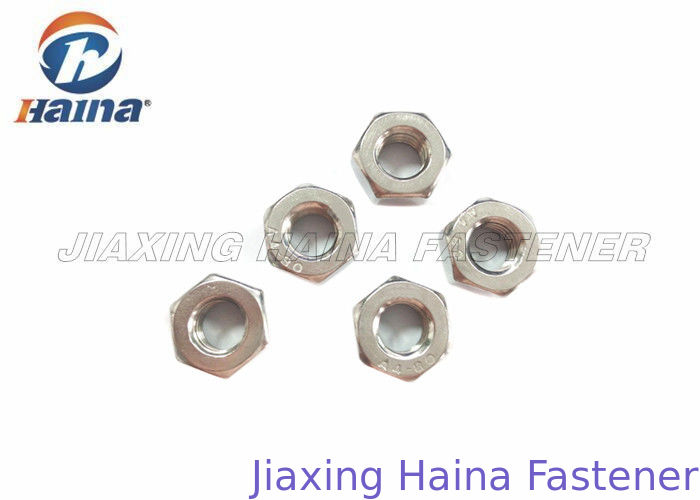 DIN 934 316 304 Stainless Steel Fine Thread Finished  Hex Nuts for Machinery
