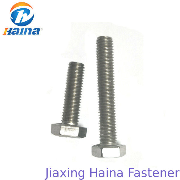 High Strength DIN931 Type Stainless Steel/carbon steel 316 304 hex Bolts