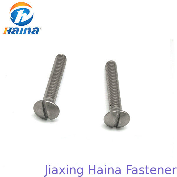 SS304 SS316 316L Slotted Socket Stainless Steel Metric Machine Screws