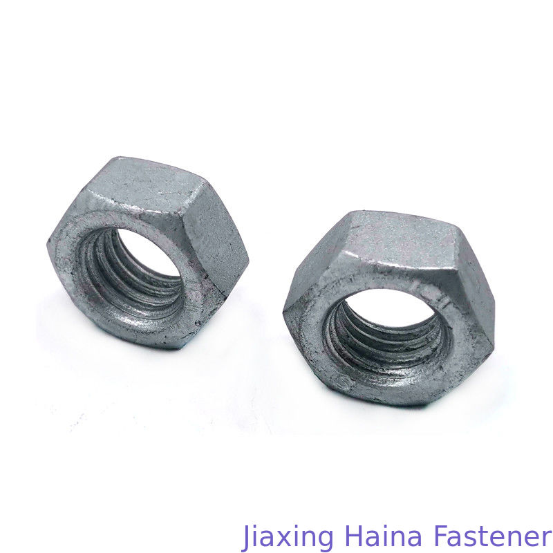DIN934 Carbon Steel Zinc Plated Hexagon Nut M6 Dacromet Finish Connect Fasten