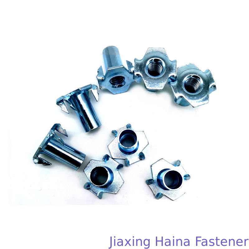 4.8 / 8.8 Gread Carbon Steel Galvanized / HDG T Nut Four Claw Nut DIN1624
