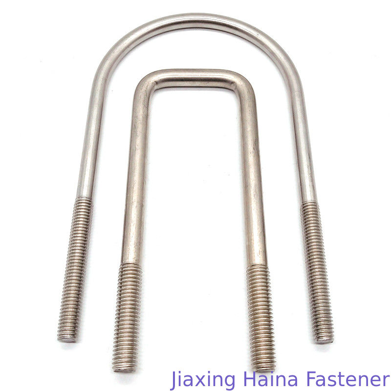 316 304 stainless steel round/square  u type bolts and nuts marine