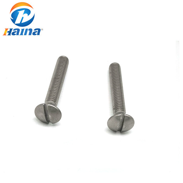 Ss304 Ss316 316l Slotted Socket Stainless Steel Metric Machine Screws