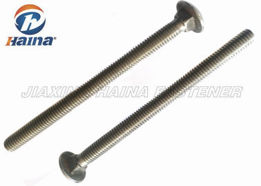 Metric A2 A4 stainless steel 304 316 Full Thread Metric DIN603 Carriage Bolt