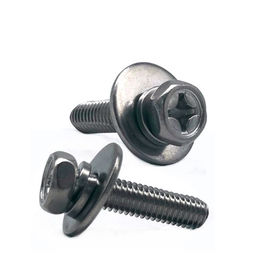 Cold Forging Stainless Steel 304 316 Hex Head Cross Recessed Machine Screws