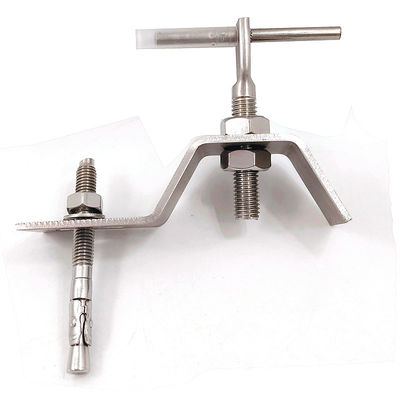 Stainless Steel SS304 SS316 Plain Curtain Wall Stone Cladding Soffit Anchor